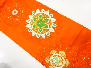 アンティーク　華紋織り出し袋帯（着用可）